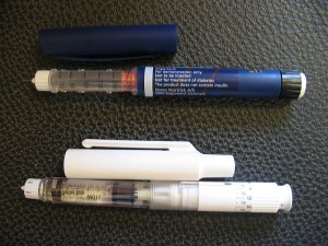 Stock image of some insulin pens, tenuously used to illustrate article