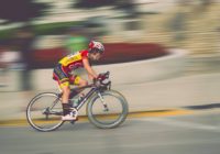 A man on a bike, yesterday