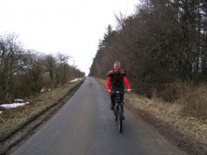 Tim - on a Roman Road, yesterday